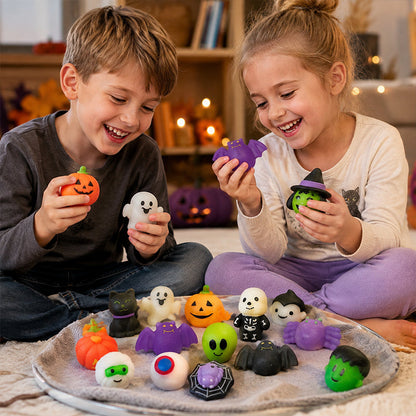 Halloween Anti-Stress Squishies - 10 Stuks