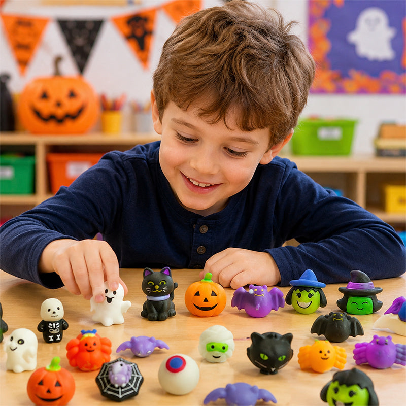Halloween Anti-Stress Squishies - 10 Stuks