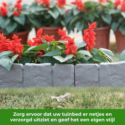 Kunstmatig Natuursteen Tuinhek - 10 Stuks