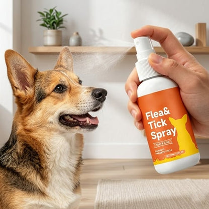 Vlooien- & Tekenverzorgingsspray voor Honden
